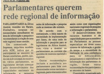 Parlamentares querem rede Publicado 22 de Junho de 1995