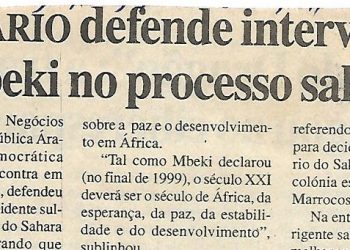 Polisário defende intervenção de Mbeki no processo saharaui, 04 de Fevereiro de 2000