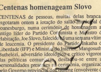 Centenas homenagem Slovo 14 de Janeiro de 1995