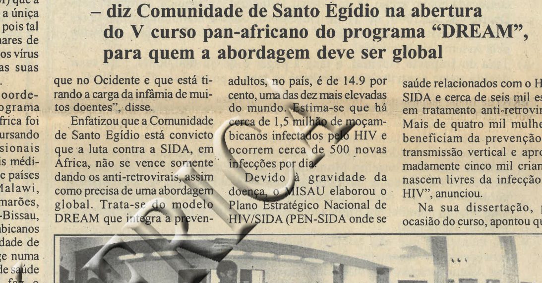 Prevenção não pode ser a única resposta contra a SIDA de 8 de fevereiro de 2005