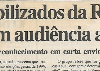 Desmobilizados da Renamo solicitam audiência ao PR – 29 de Fevereiro de 2000