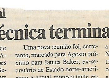 Sahara Ocidental: Reunião técnica termina em fiasco – 24 de Julho de 2000