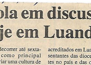 Paz para Angola em discussão a partir de hoje em Luanda – 18 de Julho de 2000