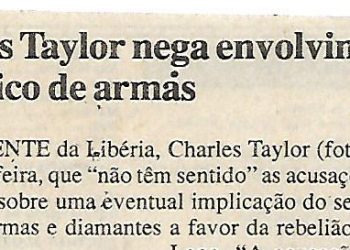 Charles Taylor nega envolvimento no tráfico de armas – 21 de Julho de 2000