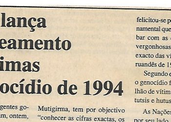 Kigali lança recenseamento das vítimas do genocídio de 1994 – 18 de Julho de 2000