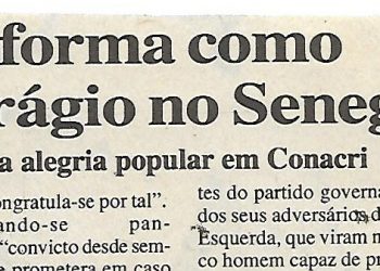 ONU felicita forma como decorreu sufrágio no Senegal – 22 de Março de 2000