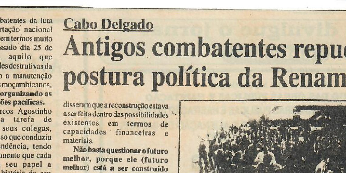 Antigos combatentes repudiam postura política da Renamo – 07 de Julho de 1997