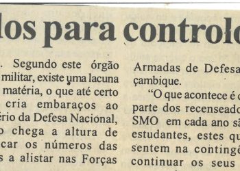 Banco de dados para controlo de mancebos – 24 de Janeiro de 2005