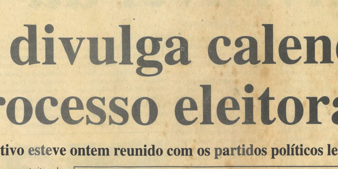 Autárquicas: CNE divulga calendário do processo eleitoral – 22 de Julho de 1997