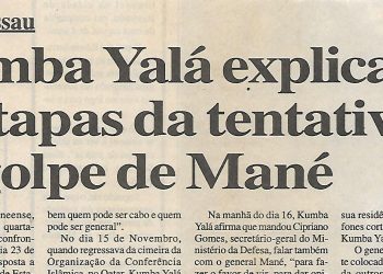 Kumba Yalá explica as etapas da tentativa de golpe de Mané – 8 de Dezembro de 2000