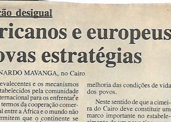 Líderes africanos e europeus buscam novas estratégias – 4 de Abril de 2000