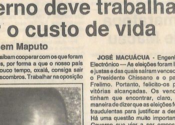 Futuro Governo deve trabalhar para reduzir o custo de vida – 24 de Novembro de 1994