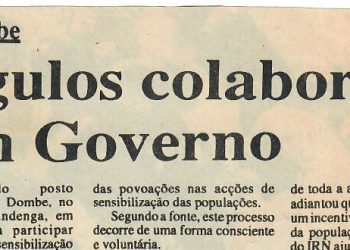 Régulos colaboram com o Governo em Dombe – 17 de Julho de 1997