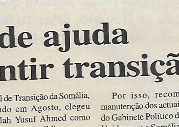 Somália – Annan pede ajuda para garantir transição – 21 de Outubro de 2004