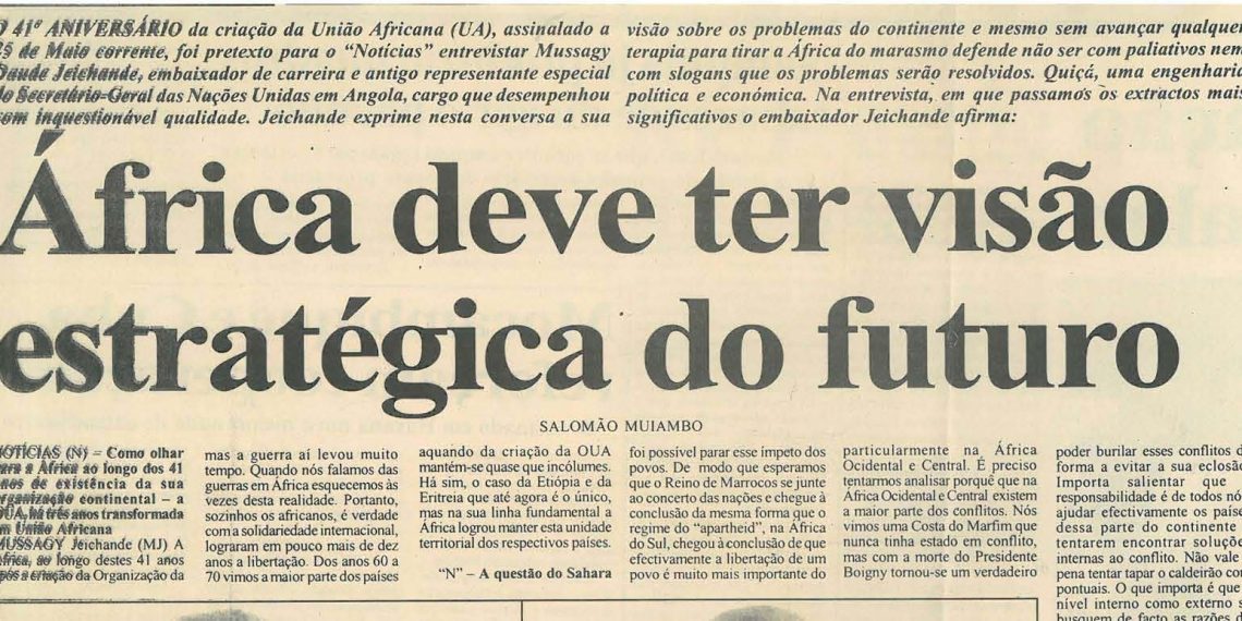 África deve ter visão estratégica do futuro – 28 de Maio de 2005