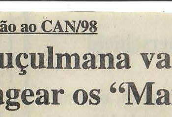 Pela qualificação ao CAN/98 – Liga Muçulmana vai homenagear os “Mambas” – 10 de Setembro de 1997