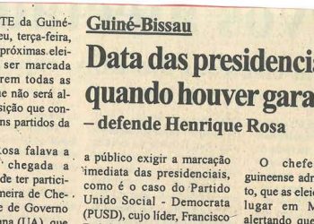 Guiné-Bissau: Data das presidenciais só quando houver garantias – 03 de Fevereiro de 2005