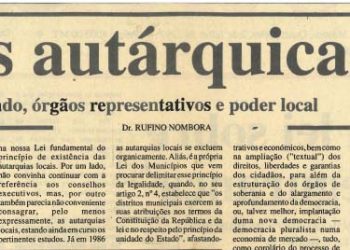 Eleições autárquicas (Moçambique) – Órgãos locais do Estado, órgãos representativos e poder local – 02 de Julho de 1997
