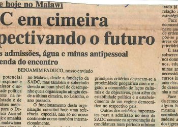 SADC em cimeira perspectivando o futuro – 08 de Setembro de 1997