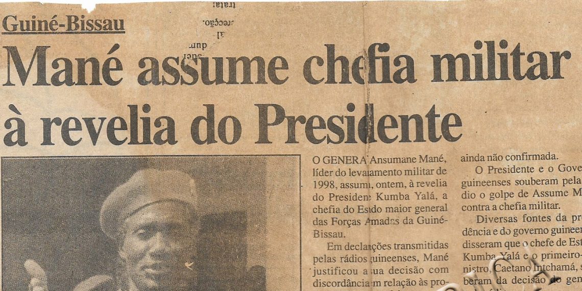 Guiné-Bissau – Mané assume chefia militar à revelia do Presidente – 21 de Novembro de 2000