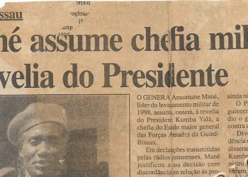 Guiné-Bissau – Mané assume chefia militar à revelia do Presidente – 21 de Novembro de 2000