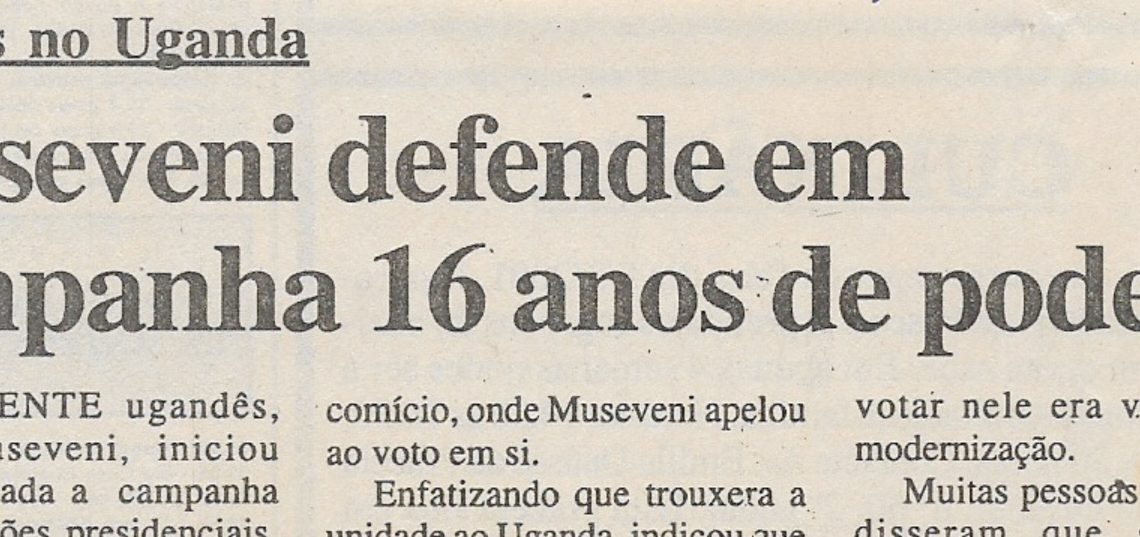 Eleições no Uganda – Musseveni defende em campanha 16 anos de poder – 02 de Março de 2001