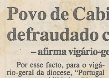 Povo de Cabinda (Angola) está defraudado com Portugal – 02 de Fevereiro de 2001