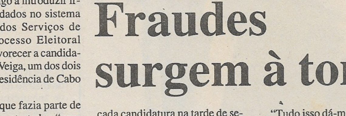 Presidenciais em Cabo Verde – Fraudes surgem à tona – 01 de Março de 2001