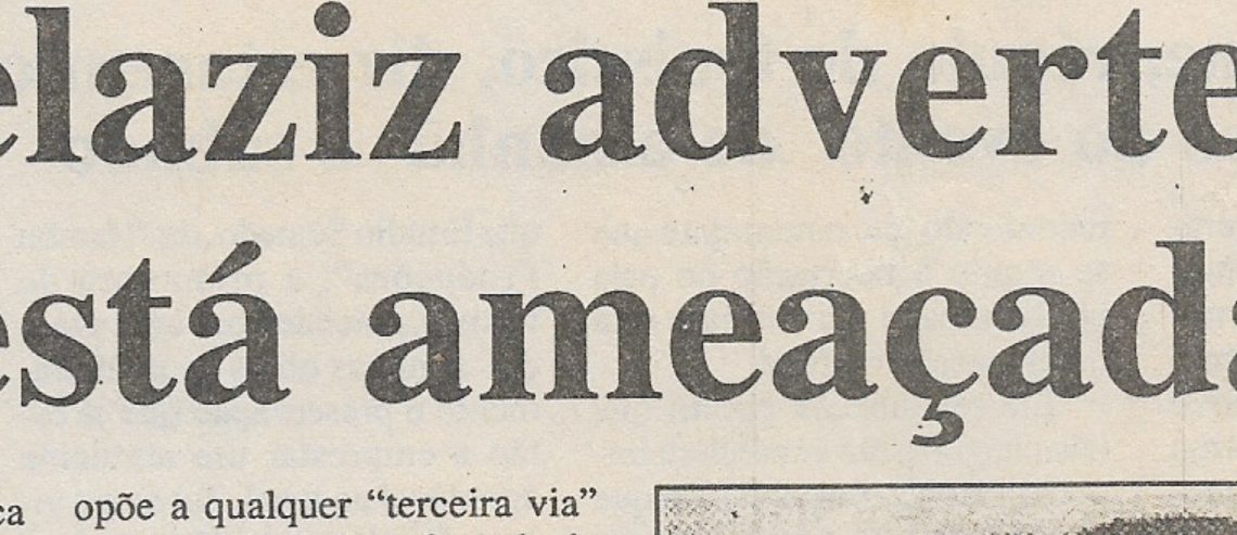 Sahara Ocidental – Abdelaziz adverte que paz está ameaçada – 01 de Março de 2001