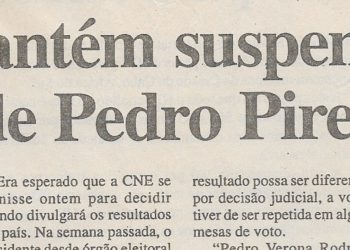 Presidenciais cabo-verdianas – CNE mantém suspense mas campo de Pedro Pires festeja – 05 de Março de 2001