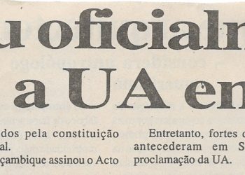 Nasceu oficialmente ontem a União Africana em Sirte – 03 de Março de 2001