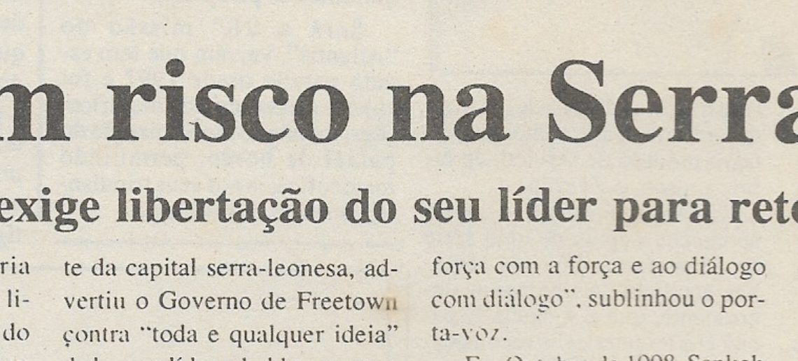 Processo: Paz em risco na Serra Leoa – 20 de Maio de 2000