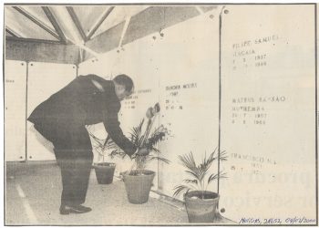 Interior da Cripta da Praça dos Heróis Moçambicanos – 04 de Fevereiro de 2000