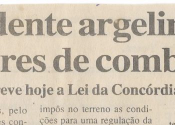Presidente argelino amnistia milhares de combatentes da AIS (Exército Islâmico da Salvação) – 13 de Janeiro de 2000