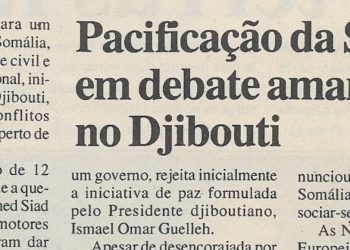 Pacificação da Somália em debate amanhã no Djibouti – 14 de Abril de 2000