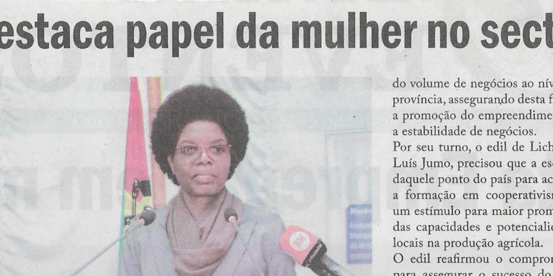 Muendane destaca papel da mulher no sector produtivo – 10 de Junho de 2022