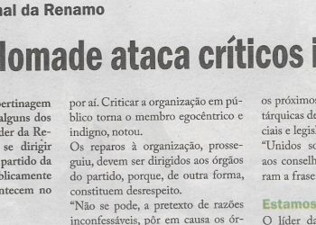 Conselho Nacional da Renamo: Ossufo Momade ataca críticos internos – 03 de Junho de 2022