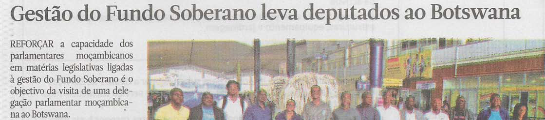 Gestão do Fundo Soberano leva deputados ao Botswana – 04 de Outubro de 2022