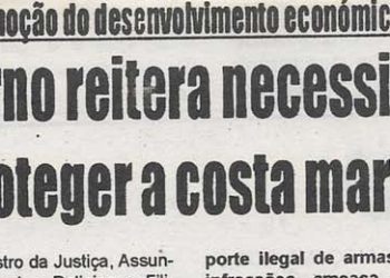 Para a promoção do desenvolvimento económico no país: Governo reitera necessidade de proteger a costa marítima – 03 de Junho de 2022
