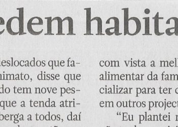 Deslocados pedem habitação condigna – 28 de Setembro de 2022