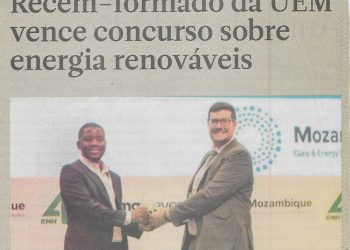 Recém-formado da UEM vence concurso sobre energia renováveis-28 de Setembro de 2022