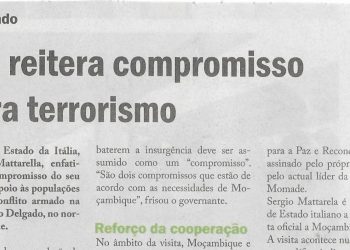 Cabo Delgado: Itália reitera compromisso contra terrorismo – 08 de Julho de 2022