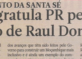 Embaixador junto da Santa Sé: ONU congratula PR pela nomeação de Raul Domingos – 20 de Julho de 2022