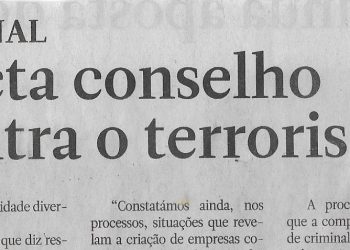 De âmbito nacional: PGR projecta conselho de luta contra terrorismo – 20 de Abril de 2023