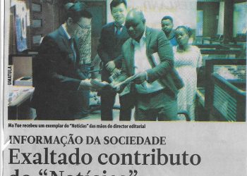Informação da sociedade: Exaltado contributo do “Notícias” – 20 de Abril de 2023