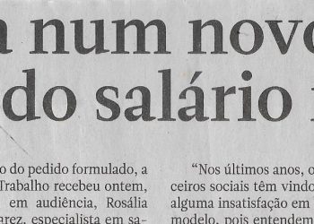 País aposta num novo modelo de fixação do salário mínimo – 18 de Abril de 2023