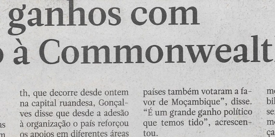 Houve ganhos com adesão à Commonwealth – 25 de Junho de 2029