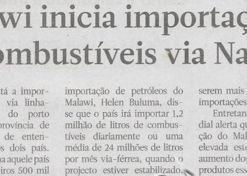 Malawi inicia importação de combustíveis via Nacala – 22 de Junho de 2022
