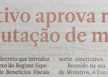 Executivo aprova regime de tributação de minas – 14 de Dezembro de 2022