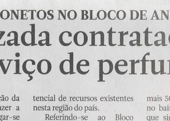 Finalizada contratação do serviço de perfuração – 14 de Dezembro de 2022